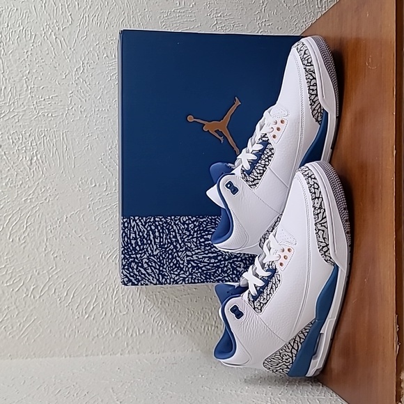 Air Jordan 3 Retro Washington Wizards Blue Copper Men Sneaker CT8532-148 Sz 12.5 - Picture 7 of 17